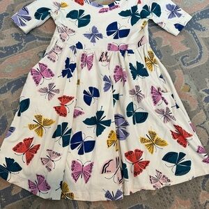 Hanna Andersson Butterfly Skater Dress w/ Pockets!